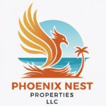 phoenix in nest on water